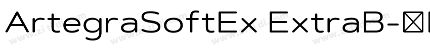 ArtegraSoftEx ExtraB字体转换